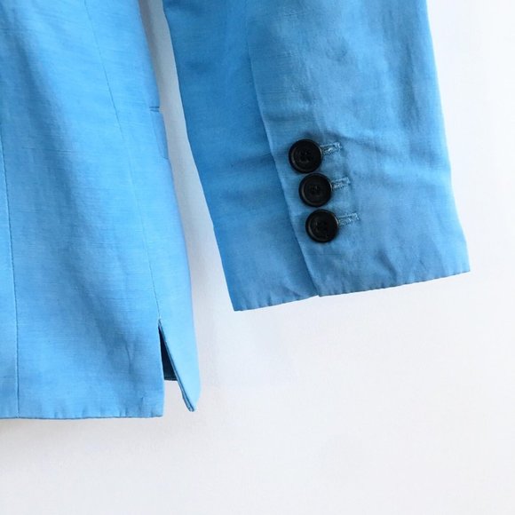 Smythe low-button electric blue Blazer - size 2 - Picture 3 of 8